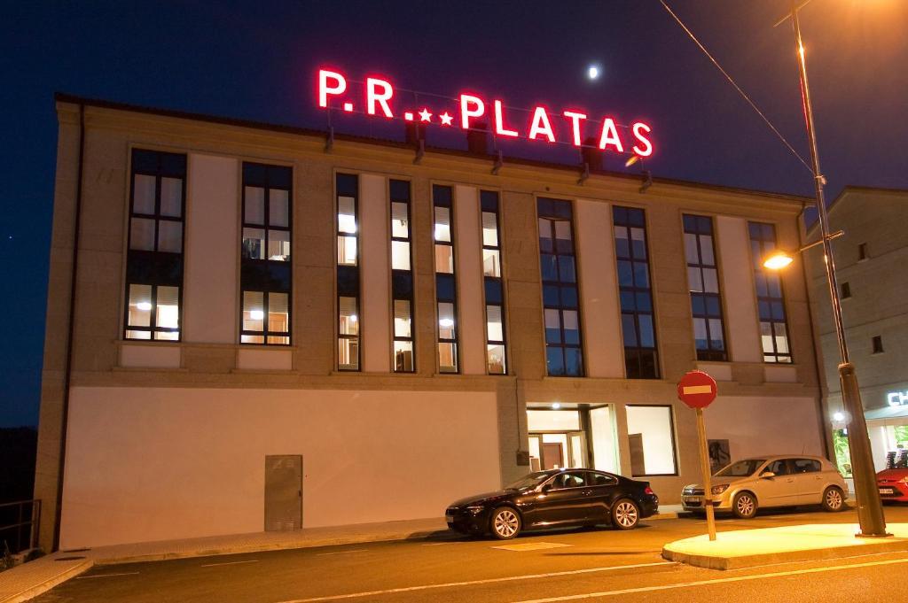 Pension Residencial Platas O Pedrouzo Eksteriør bilde